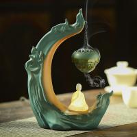Porcelain Hanging Incense Burner, plated, for home and office & durable, 190x155x75mm, Sold By PC