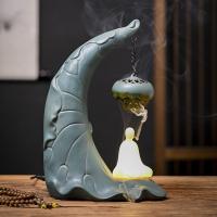 Porcelain Hanging Incense Burner, plated, for home and office & durable, 250x170x90mm, Sold By PC