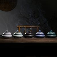 Traditional Ceramic Inserted Burner Incense Seat, Porcelain, plated, for home and office & durable, more colors for choice, 120x87x83mm, Sold By PC