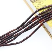Jasper Brecciated Beads, Kolom, gepolijst, DIY, rood, 4x13mm, Per verkocht 39 cm Strand