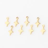 Brass Jewelry Pendants Star DIY original color Sold By PC