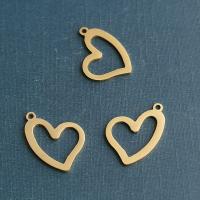 Stainless Steel Heart Pendants plated fashion jewelry & Unisex nickel lead & cadmium free Sold By PC