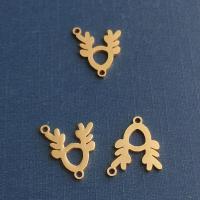 Stainless Steel Connector Antlers plated fashion jewelry & Unisex nickel lead & cadmium free Sold By PC