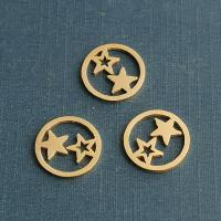 Stainless Steel Pendants Star plated fashion jewelry & Unisex nickel lead & cadmium free Sold By PC