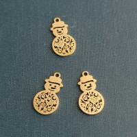 Stainless Steel Pendants Snowman plated fashion jewelry & Unisex nickel lead & cadmium free Sold By PC