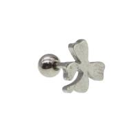 Ανοξείδωτο χάλυβα Ear Piercing Κοσμήματα, Από ανοξείδωτο χάλυβα, Bowknot, για τη γυναίκα, αρχικό χρώμα, 12x8x8mm, Sold Με PC