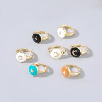 Zink Alloy Cuff finger ring, Blixt Symbol, mode smycken & för kvinna & med strass, fler färger för val, Säljs av PC