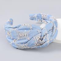 Hair Bands, Cloth, fashion jewelry & for woman, blue, Sold By PC
