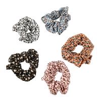 Hair Scrunchies, Cloth, fashion jewelry & for woman, more colors for choice, 90mm, Sold By PC