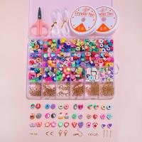 Arcilla polimero Conjunto de pulseras DIY, Bricolaje, multicolor, 190x130x20mm, Vendido por Set