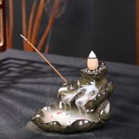 Backflow Incense Burner Porcelain plated durable & Corrosion-Resistant Sold By PC