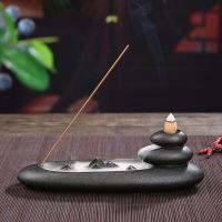 Backflow Incense Burner, Porcelain, plated, for home and office & durable, 225x70x60mm, Sold By PC