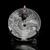 Backflow Incense Burner, Porcelain, plated, for home and office & durable, 200x200mm, Sold By PC