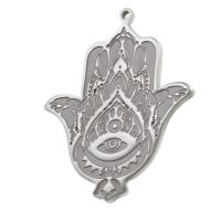 Stainless Steel Pendants Hamsa original color Sold By PC