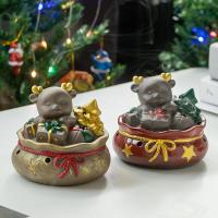 Traditional Ceramic Inserted Burner Incense Seat Porcelain plated for home and office & durable & Christmas Design Sold By PC
