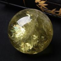 Citrine Decoration, Round, yellow, Sold By PC