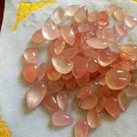 quartz rose Pendentif, larme, rose, 2-3cm, Vendu par PC