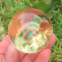 Fashion Decoration Citrine Round mixed colors 30mm Sold By PC