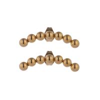 Roestvrij staal Stud Earrings, plated, mode sieraden & voor vrouw, gouden, 28mm, Verkocht door pair