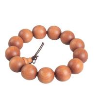 Wrist Mala, Sandalwood, Round, Unisex & different size for choice, Sold By Strand
