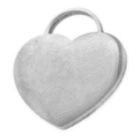 Stainless Steel Heart Pendants, original color, 18x20x1mm, Sold By PC