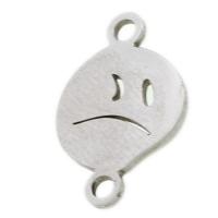 Stainless Steel Connector Round facial expression series original color Sold By PC