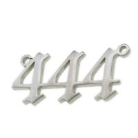 Stainless Steel Connector, Number 4, original color, 12x24x1mm, Sold By PC