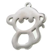 Stainless Steel Animal Pendants Monkey original color Sold By PC