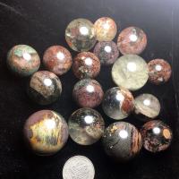 cuarzo fantasma esfera de la bola, Esférico, color mixto, 18mm, Vendido por UD