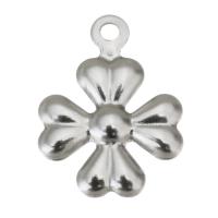 Stainless Steel Cross Pendants, DIY, original color, 11x14.5x1mm, Hole:Approx 1mm, Sold By PC