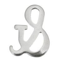 Stainless Steel Letter Pendants DIY original color Sold By PC