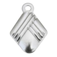 Stainless Steel Pendants, DIY, original color, 9x13x1mm, Hole:Approx 1mm, Sold By PC