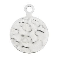 Stainless Steel Pendants, DIY, original color, 10x13x0.2mm, Hole:Approx 1mm, Sold By PC