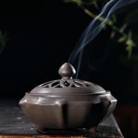 Traditional Ceramic Inserted Burner Incense Seat, Porcelain, plated, for home and office & durable, 115x78mm, Sold By PC