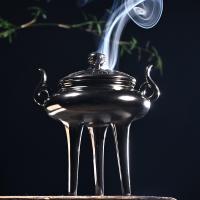 Porcelain Incense Burner, plated, for home and office & durable, 115x148x72mm, Sold By PC