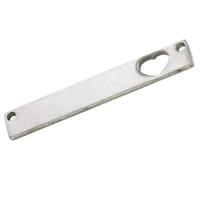 Stainless Steel Connector, Rectangle, original color, 13x50x1mm, Sold By PC
