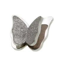 Нержавеющая сталь животных Подвески, нержавеющая сталь, бабочка, нет отверстия, оригинальный цвет, 11x12x1mm, продается PC