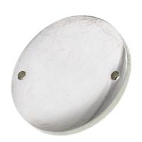 Stainless Steel Connector, Round, original color, 12x12x2mm, Sold By PC