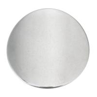Stainless Steel Jewelry Cabochon, DIY, original color, 20x1mm, Sold By PC