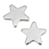 Stainless Steel Jewelry Cabochon, Star, DIY, original color, 10x9.5x1.5mm, Sold By PC