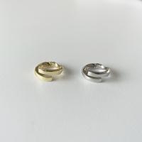 cobre Cuff Ring Finger, banhado, Ajustável & para mulher, Mais cores pare escolha, vendido por PC