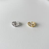 Mosaz Manžeta prst prsten, á, Nastavitelný & pro ženy & dutý, více barev na výběr, Prodáno By PC