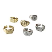 Mosaz Manžeta prst prsten, á, Nastavitelný & různé designy pro výběr & pro ženy, více barev na výběr, Prodáno By PC