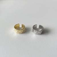 metal Anillo de dedo Cuff, chapado, Ajustable & para mujer & superficie bache, más colores para la opción, Vendido por UD