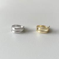 cobre Cuff Ring Finger, banhado, Ajustável & para mulher, Mais cores pare escolha, vendido por PC