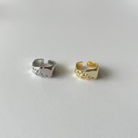 Mosaz Manžeta prst prsten, á, Nastavitelný & pro ženy & tloukl, více barev na výběr, Prodáno By PC