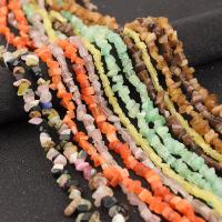 Gemstone Chips, Natural Stone, irregular, DIY, more colors for choice, 8x5mm, 240PCs/Strand, Sold Per 80 cm Strand