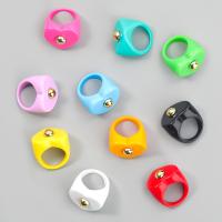 Resin Finger Ring, fashion jewelry & for woman, more colors for choice, Sold By PC
