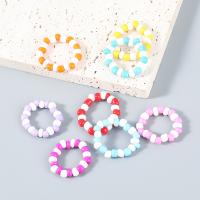 Resin Finger Ring, fashion jewelry & elastic & for woman, more colors for choice, Sold By PC