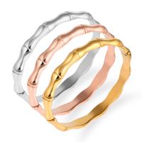 Stainless Steel Bangle, plated, fashion jewelry, more colors for choice, 58x48mm, Sold By PC